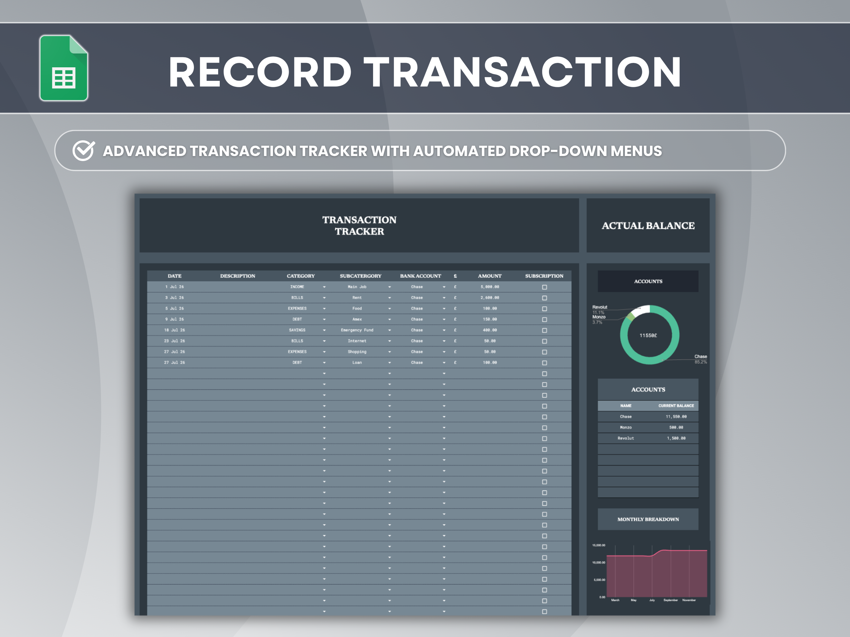 Simple Monthly Budget Planner — image 6