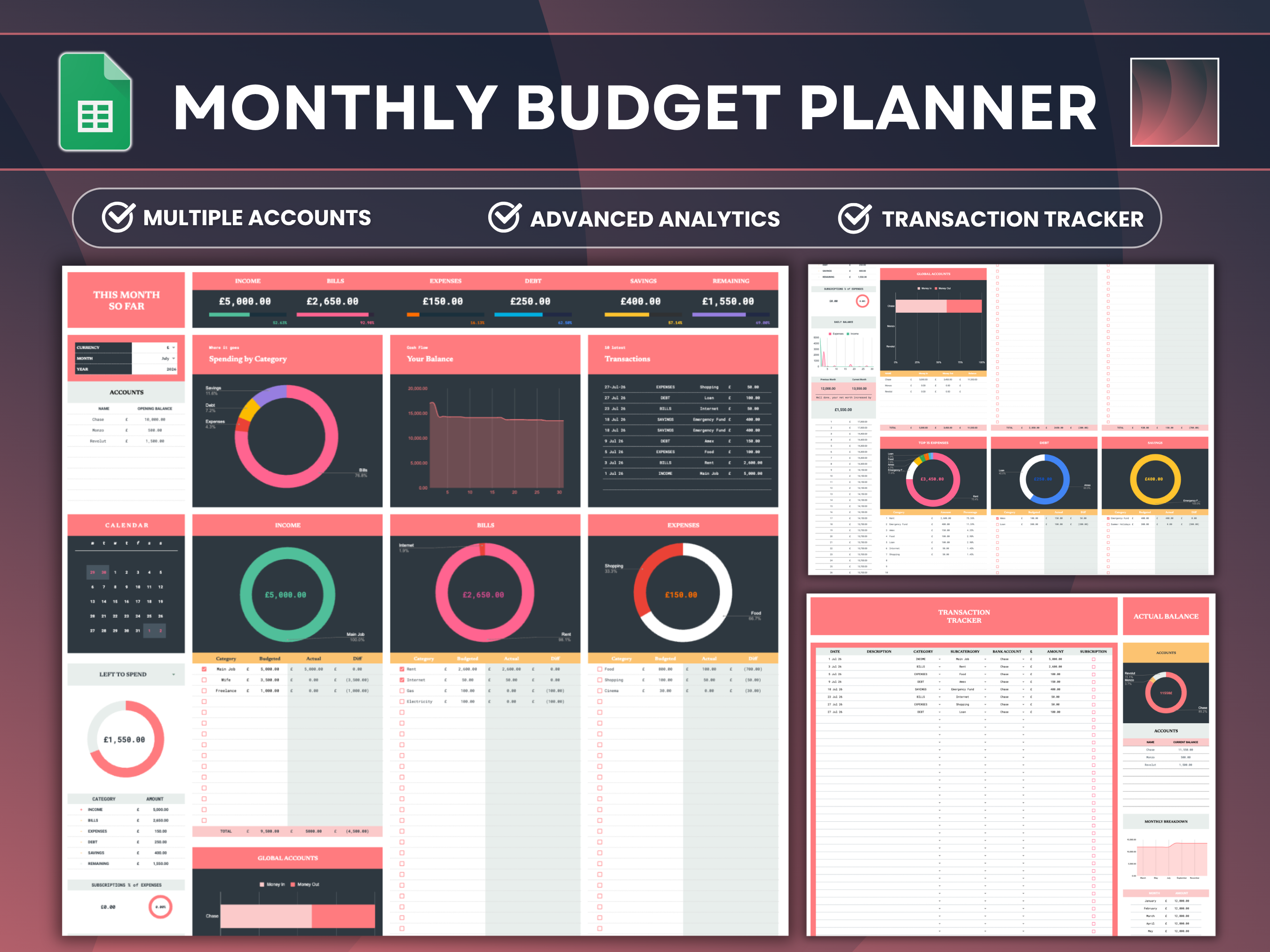 Simple Budget Template