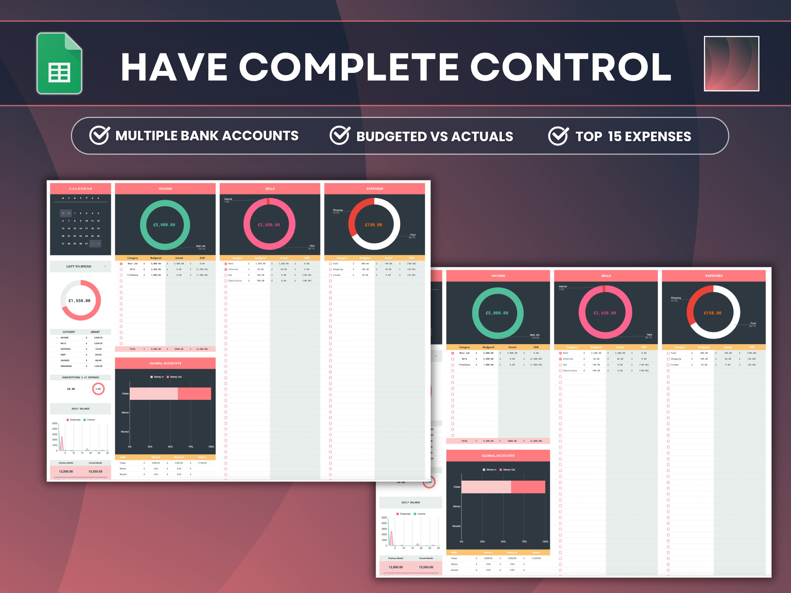 Simple Monthly Budget Planner — image 5