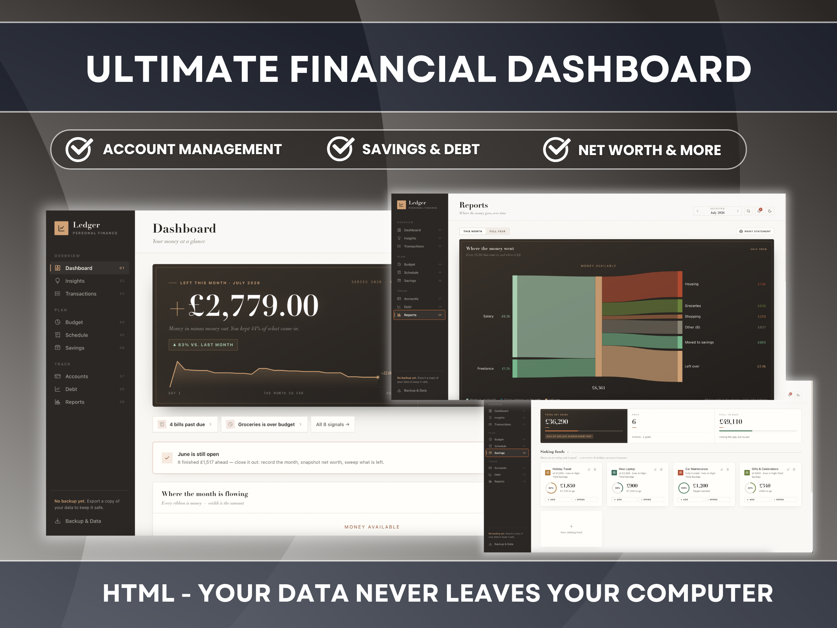 Personal Finance Dashboard — preview